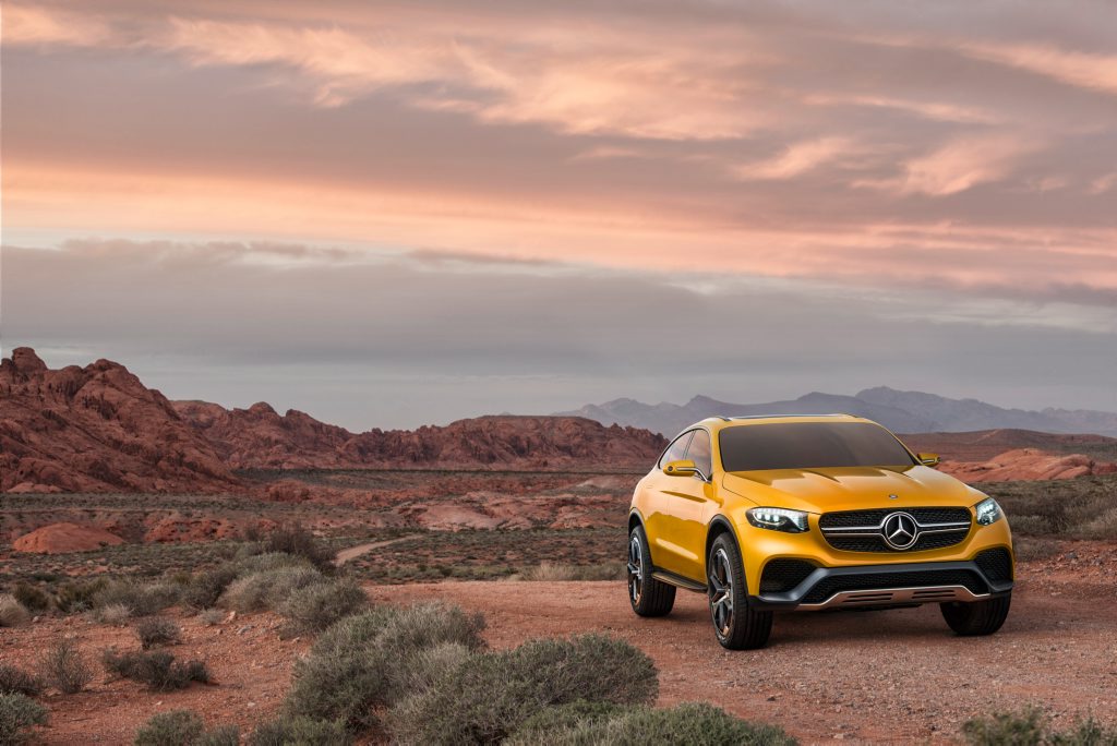 The Mercedes-Benz Concept GLC Coupe. The Mercedes-Benz Concept GLC Coupe.